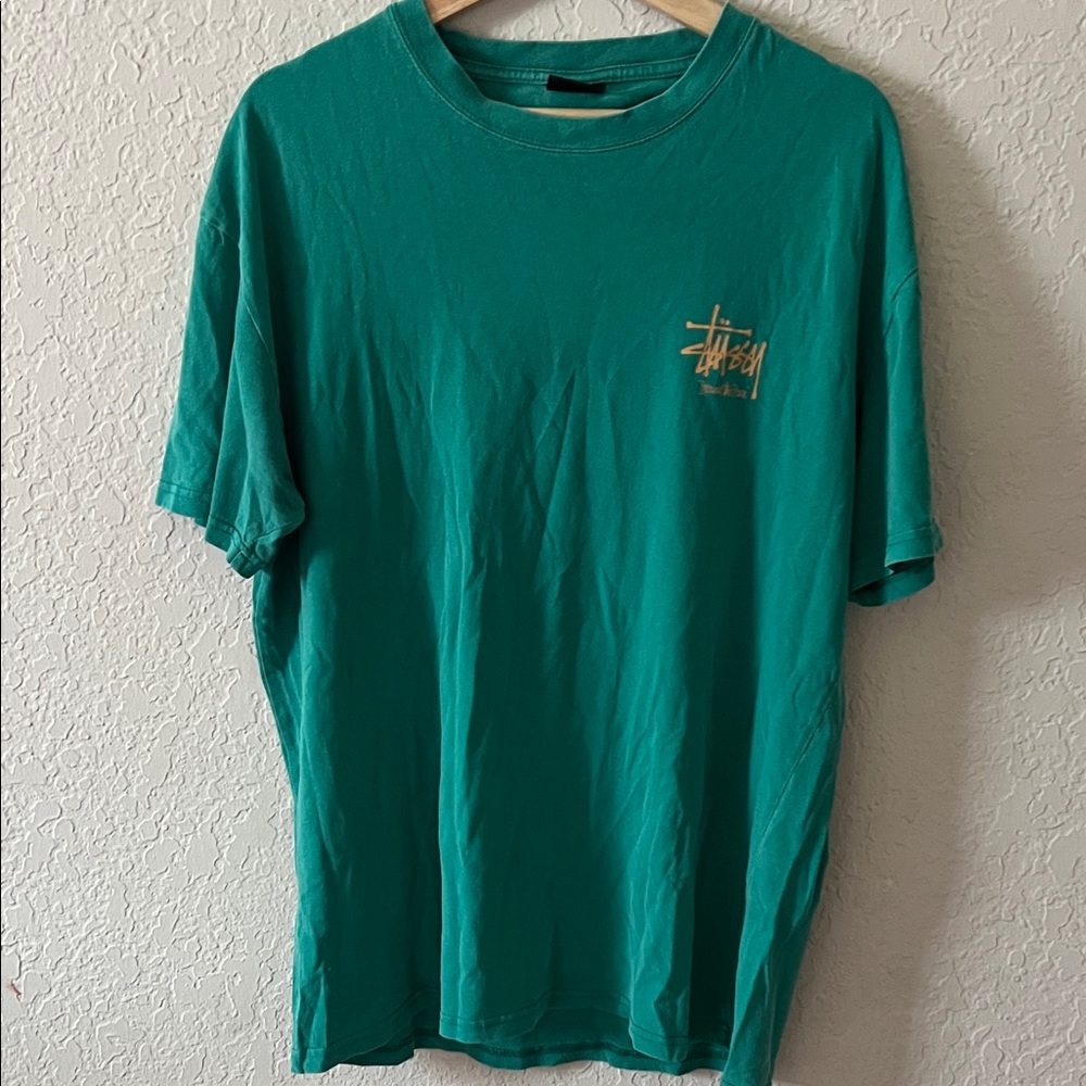 Stussy Men's Teal Short Sleeve Tee